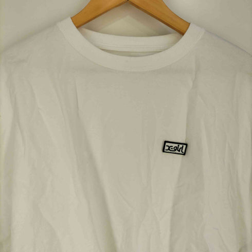 エックスガール X-girl BOX LOGO S/S WIDE TEE ボックスロゴショートスリーブワイドTシャツ レディース JPN:M