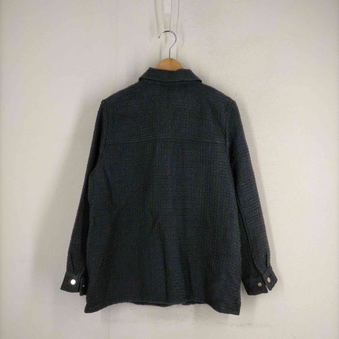 ザラ ZARA テクスチャーツイードシャツジャケット レディース JPN:S