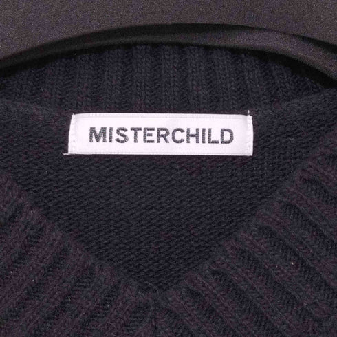 ミスターチャイルド MISTERCHILD フラワーデザインニットベスト レディース
