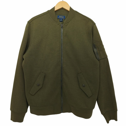 ポロラルフローレン POLO RALPH LAUREN 裏地キルティング スウェットボンバージャケット ma-1 メンズ import:XL