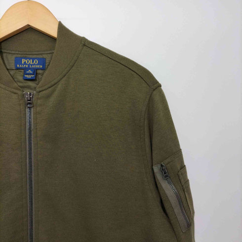 ポロラルフローレン POLO RALPH LAUREN 裏地キルティング スウェットボンバージャケット ma-1 メンズ import:XL