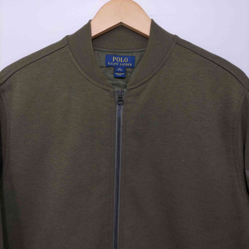 ポロラルフローレン POLO RALPH LAUREN 裏地キルティング スウェットボンバージャケット ma-1 メンズ import:XL