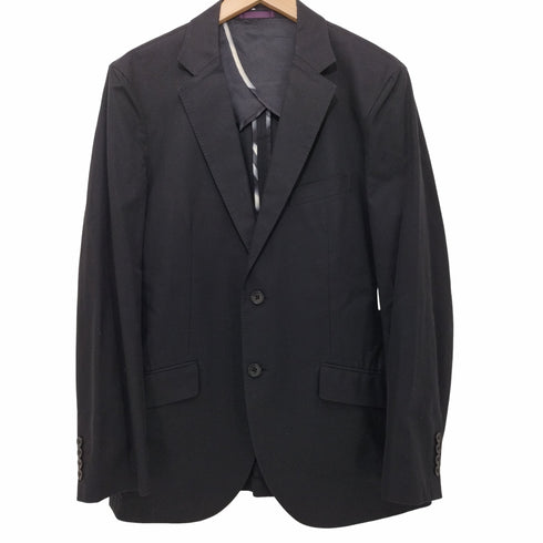 ピーエスポールスミス PS Paul Smith 2Bコットンシングルテーラードジャケット 背抜き センターベント メンズ import:XL