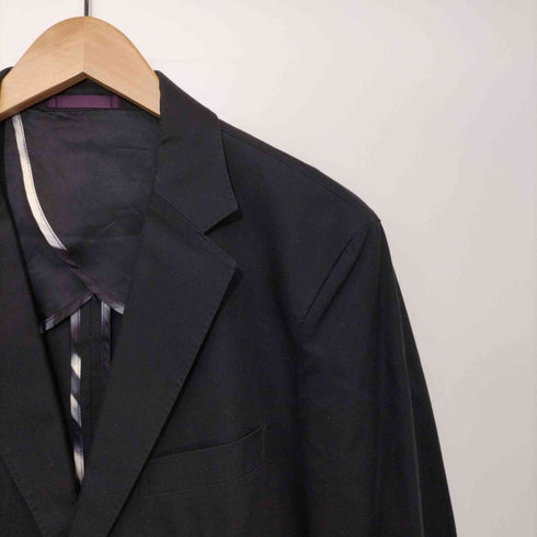 ピーエスポールスミス PS Paul Smith 2Bコットンシングルテーラードジャケット 背抜き センターベント メンズ import:XL