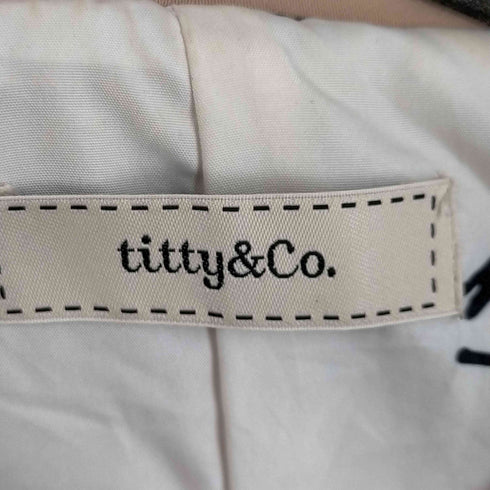 ティティアンドコー titty&Co ショートトレンチコート レディース JPN:M