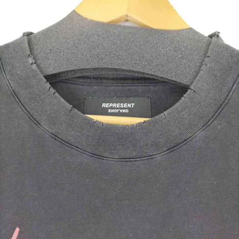 リプレゼント REPRESENT FEEL THE HEAT T-SHIRT / VINTAGE BLACK メンズ import:L