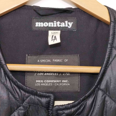モニタリー MONITALY USA製 ワッペン付きキルティングベスト quilting vest vancloth&sons メンズ