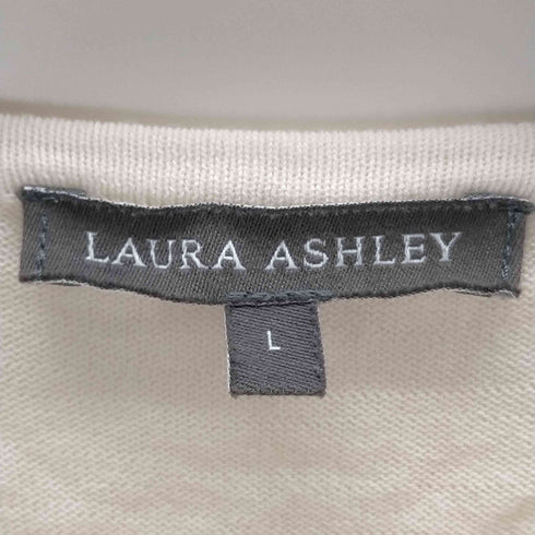 ローラアシュレイ LAURA ASHLEY カットワーク ノースリーブカーディガン レディース JPN:L