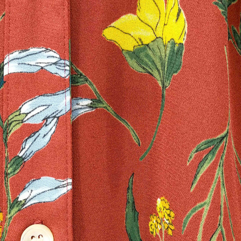 ジャーナルスタンダード JOURNAL STANDARD 花柄ノーカラーワンピース レディース
