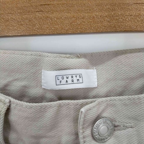 ローリーズファーム LOWRYS FARM カラーデニムフレアパンツ レディース JPN:L