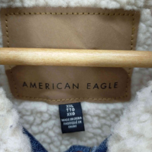 アメリカンイーグル AMERICAN EAGLE デニムボアジャケット メンズ XXL