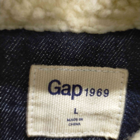 ギャップ Gap ICON DENIM JKT シェルパライニング アイコン ボアデニムジャケット メンズ import:L