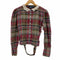 ラルフローレン RALPH LAUREN 90s フリル タータンチェックシャツ レディース 8