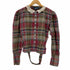 ラルフローレン RALPH LAUREN 90s フリル タータンチェックシャツ レディース 8