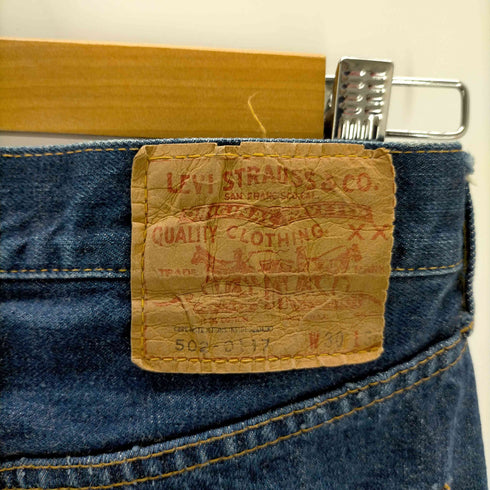 リーバイス Levis 502-0117 66前期 刻印16 bigE talon 赤耳 並行ステッチ メンズ W30