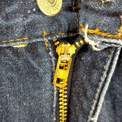 リーバイス Levis 502-0117 66前期 刻印16 bigE talon 赤耳 並行ステッチ メンズ W30