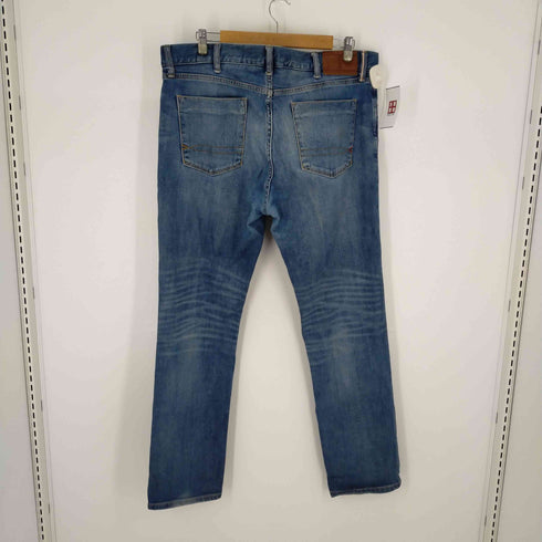 トミーヒルフィガー TOMMY HILFIGER テーパードデニムパンツ メンズ 38×32