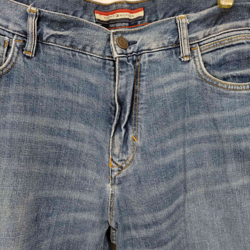 トミーヒルフィガー TOMMY HILFIGER テーパードデニムパンツ メンズ 38×32