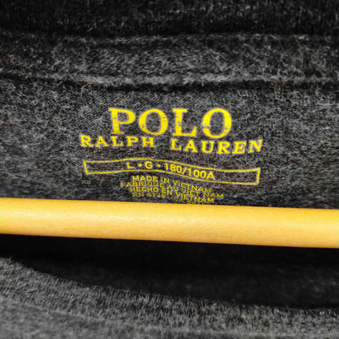 ポロラルフローレン POLO RALPH LAUREN 霜降りロンT ポニー刺繍 メンズ import:L