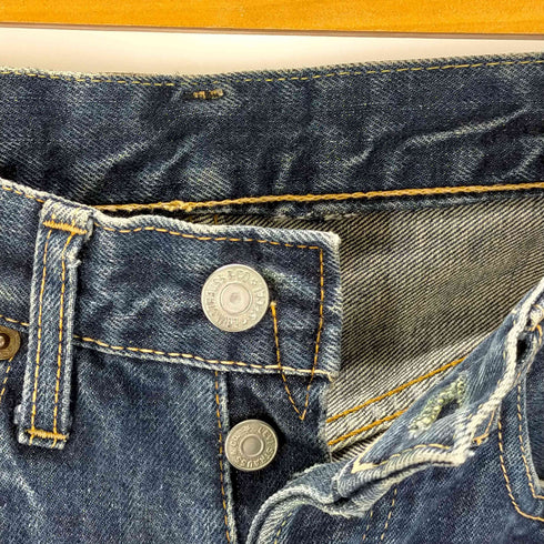 リーバイス Levis 501 Sタ イプ ボタンフライ 刻印2 BIGE 60s bigE Vステッチウエストシングル バックポケットシングル メンズ W31