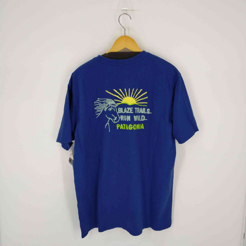 パタゴニア patagonia 20年製 BLAZE TRAILS RUN WILD プリントTEE メンズ import:L