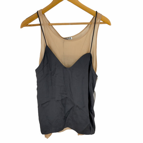 アールト AALTO 18SS TWO LAYERS TOP レーヨン/シルク レイヤードキャミ レディース FR:36