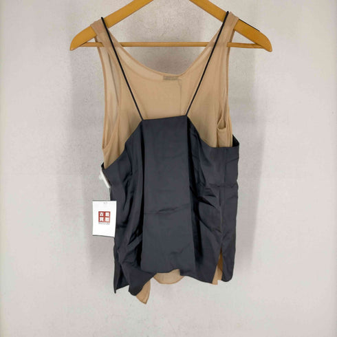 アールト AALTO 18SS TWO LAYERS TOP レーヨン/シルク レイヤードキャミ レディース FR:36