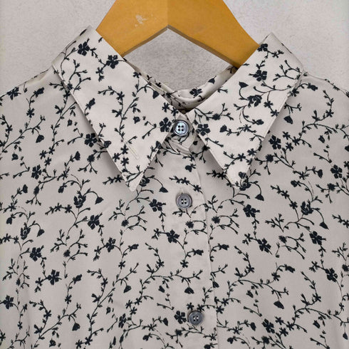 アールト AALTO 18SS SHIRT WITH STADING COLLAR FLOWER レディース EUR:38