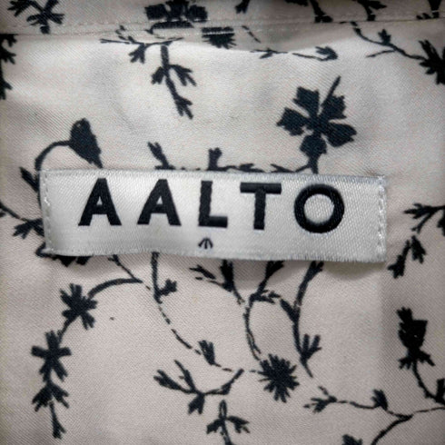 アールト AALTO 18SS SHIRT WITH STADING COLLAR FLOWER レディース EUR:38