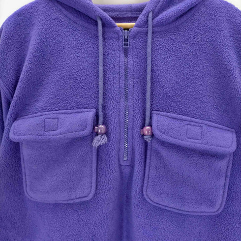 デニムアンドコー Denim&Co 両フラップ プルオーバーフリース メンズ 2X