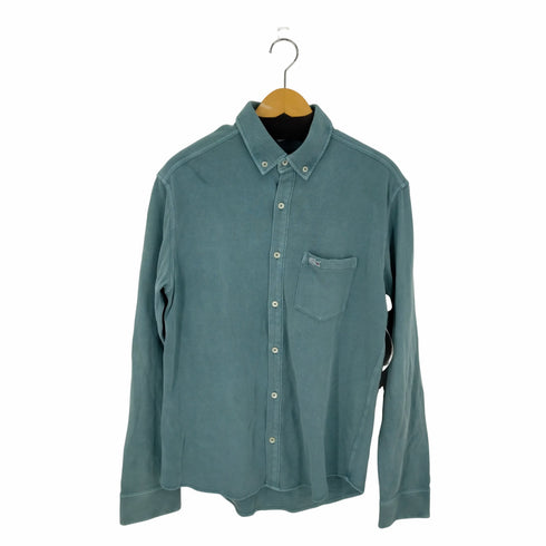ラコステ LACOSTE REGULAR FIT リネンコットンBD L/S シャツ ワニ刺繍 メンズ import:L