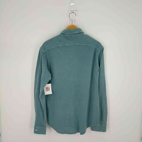 ラコステ LACOSTE REGULAR FIT リネンコットンBD L/S シャツ ワニ刺繍 メンズ import:L
