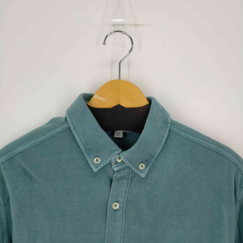ラコステ LACOSTE REGULAR FIT リネンコットンBD L/S シャツ ワニ刺繍 メンズ import:L