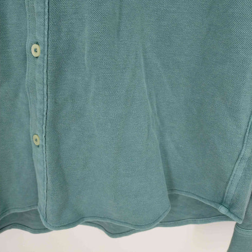 ラコステ LACOSTE REGULAR FIT リネンコットンBD L/S シャツ ワニ刺繍 メンズ import:L