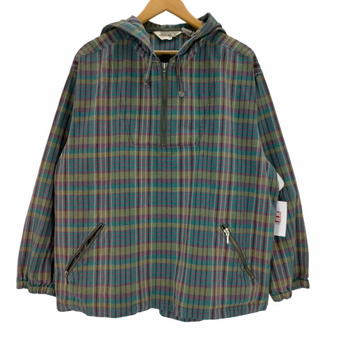 エディーバウアー Eddie Bauer 90s 白タグ マドラスチェック プルオーバー メンズ JPN:L