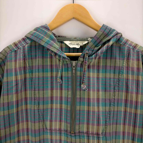 エディーバウアー Eddie Bauer 90s 白タグ マドラスチェック プルオーバー メンズ JPN:L