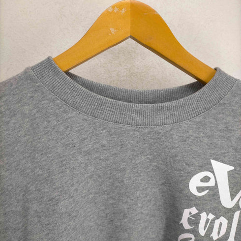 アールト AALTO 18W HEAVY JERSEY PULLOVER WITH TUNNEL フロントプリント サイドスリット クロップドトレーナー レディース FR:36