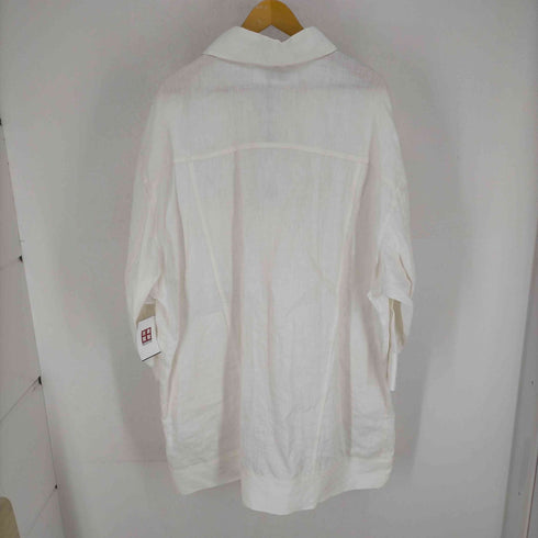 メイドインヘブン made in HEAVEN TOUCH ME JACKET リネン100 ロングジャケットワンピース レディース ONE SIZE