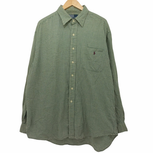 ポロラルフローレン POLO RALPH LAUREN lowell sport ギンガムチェック 長袖シャツ メンズ JPN:L