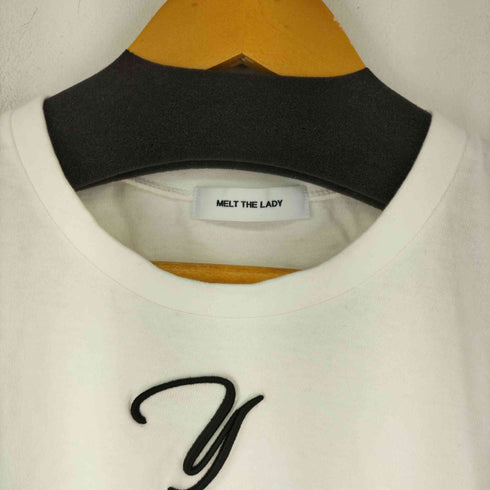 メルトザレディ Melt the lady ”initial” crew neck T-shirt レディース FREE