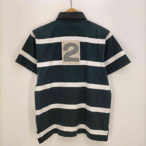 ポロバイラルフローレン Polo by RALPH LAUREN ポニー刺繍 ボーダーポロシャツ ラガーシャツ メンズ 170