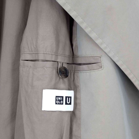 ユニクロユー UNIQLO U トレンチコート メンズ import:L