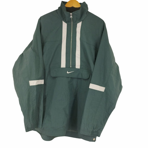 ナイキ NIKE 銀タグ ハーフジップ プルーオーバー ナイロンジャケット メンズ import:XL