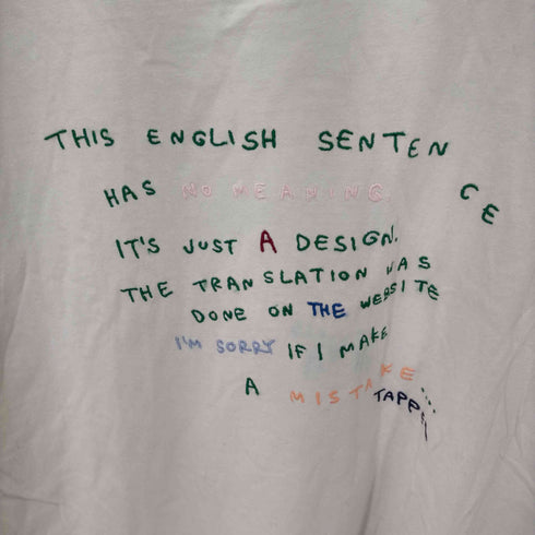 TAPPEI フロント刺繍 S/S Tシャツ メンズ JPN:XL