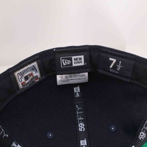 ニューエラ NEW ERA 59FIFTY COOPERSTOWN ベースボールチームロゴ刺繍 6パネルキャップ メンズ 7 1/2