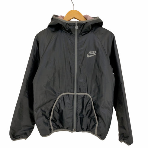 ナイキ NIKE 00s Y2K セパポケ パイピング 中綿ジップアップフーディ レディース JPN:M