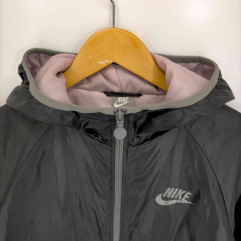 ナイキ NIKE 00s Y2K セパポケ パイピング 中綿ジップアップフーディ レディース JPN:M