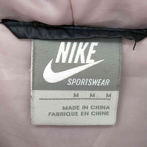 ナイキ NIKE 00s Y2K セパポケ パイピング 中綿ジップアップフーディ レディース JPN:M