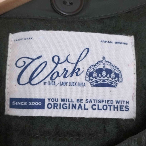 レディラックルカ LADY LUCK LUCA Work ジップアップ ミリタリーライナーコート レディース