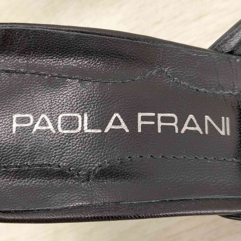パオラフラーニ PAOLA FRANI メタルパーツレザーサンダル レディース 38